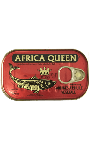 Africa Queen Sardines In Veg Oil