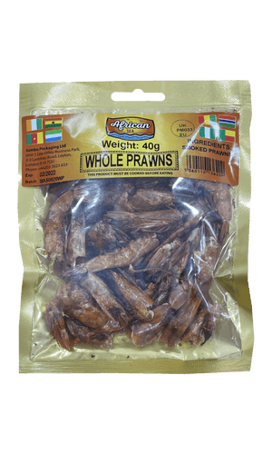 African Sea Whole Prawns