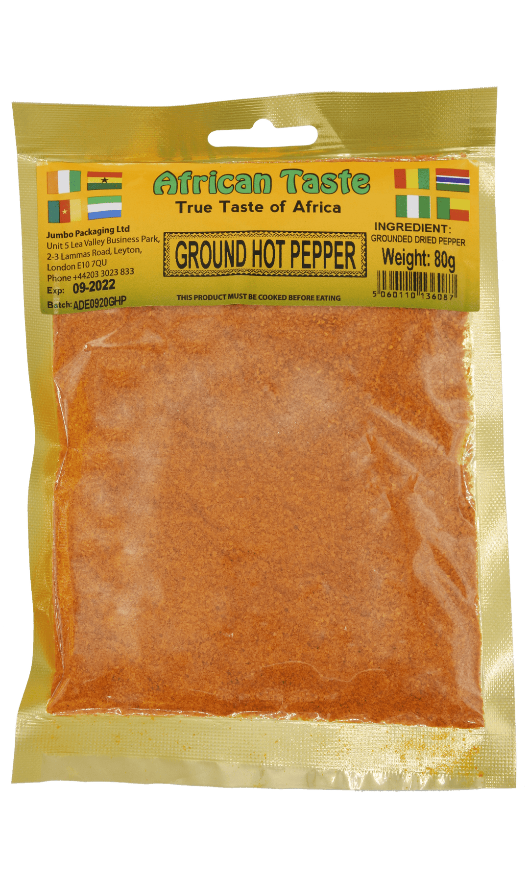 African Taste Ground Hot Pepper
