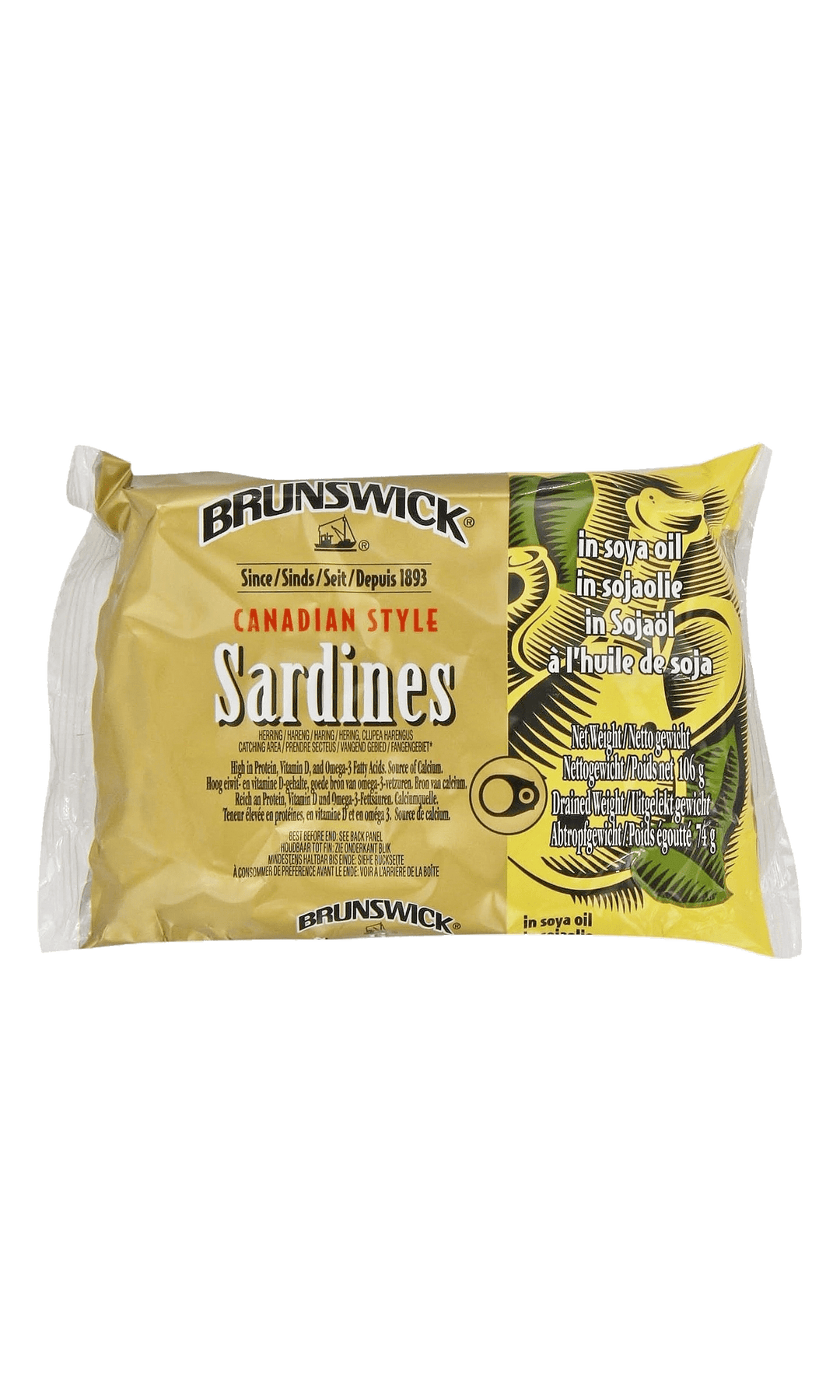 Brunswick Sardines In Soya Oil