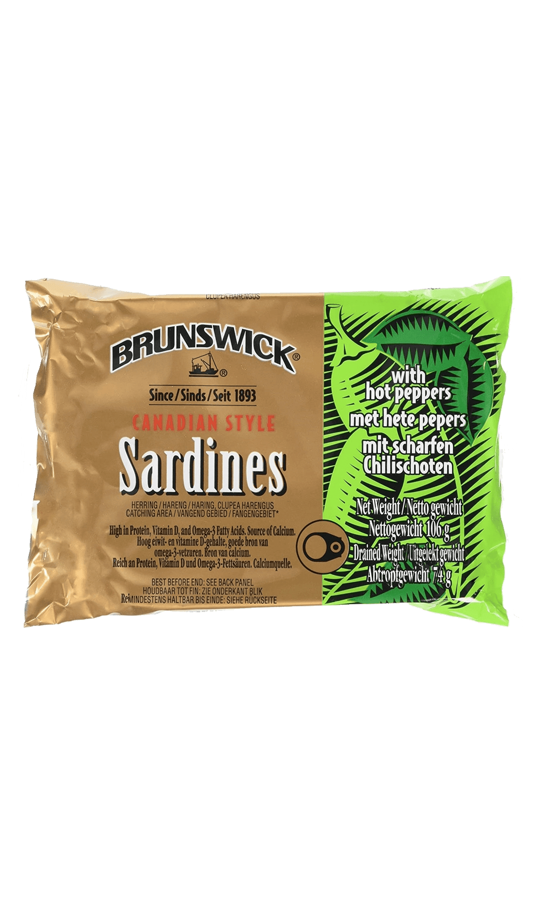 Brunswick Sardines With Hot Peppers