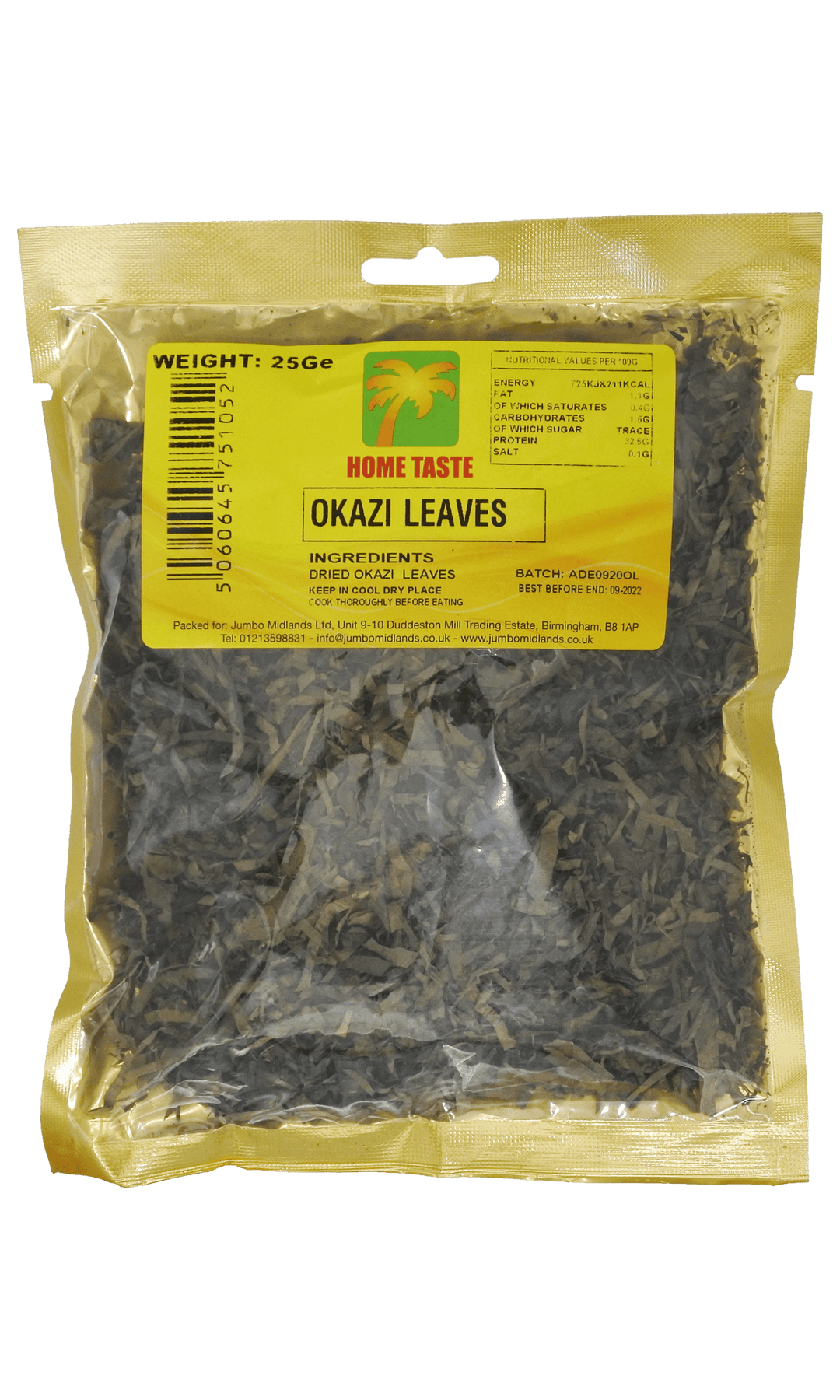 Home Taste Okazi Leaves