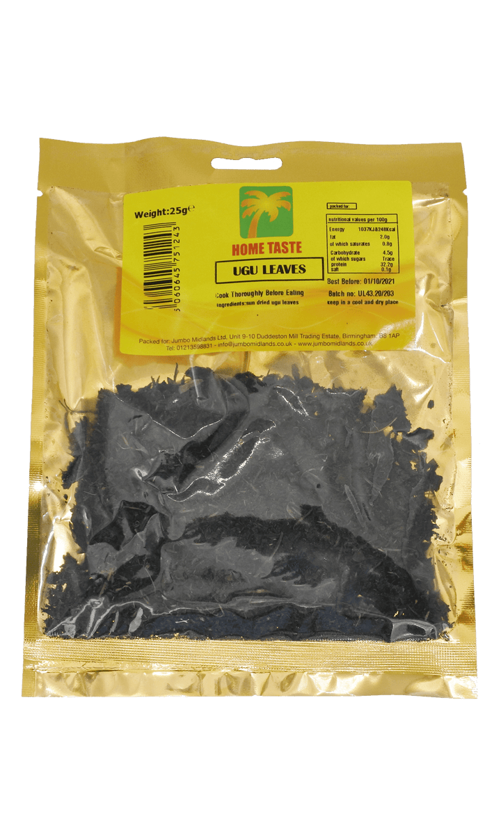 Home Taste Ugu Leaves