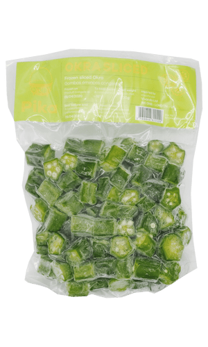 Pika Frozen Okra Sliced