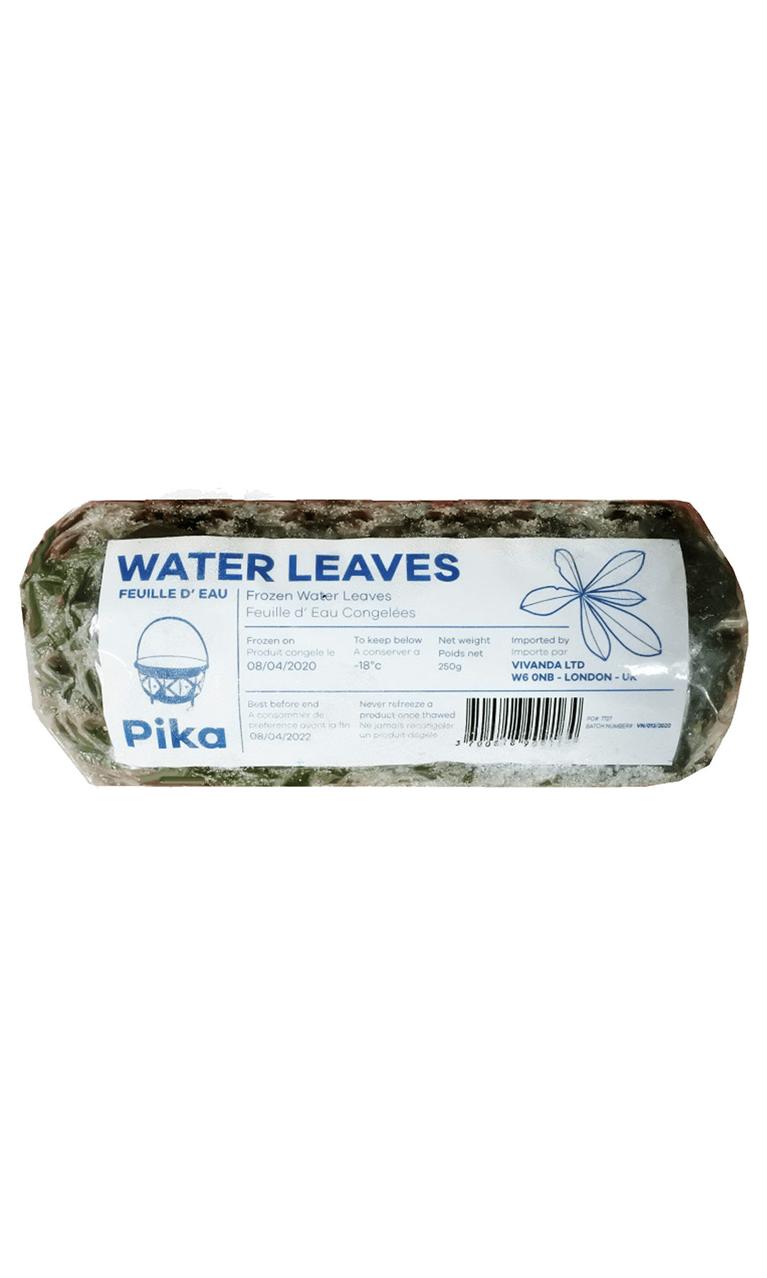Pika Frozen Water Leaves