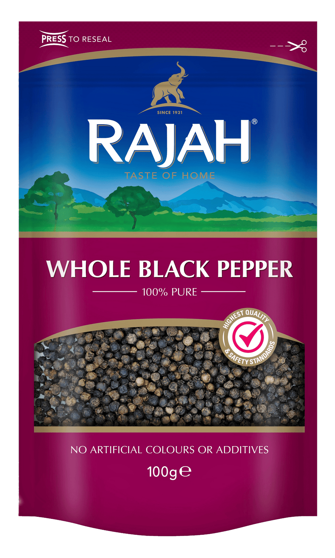 Rajah Whole Black Pepper
