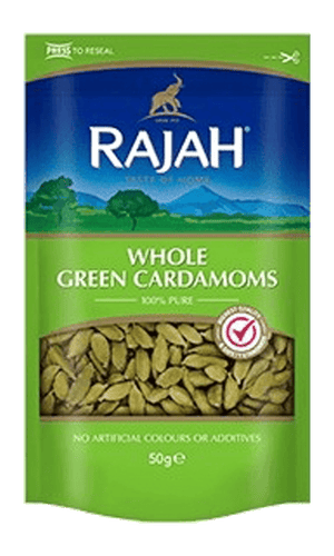 Rajah Whole Green Cardamoms