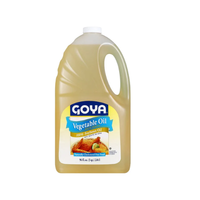 Goya Vegetable Oil – 96 fl oz (100% Soybean Oil)