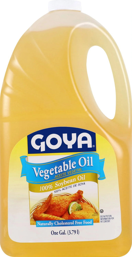 Goya Vegetable Oil – 1 Gallon (100% Soybean Oil)