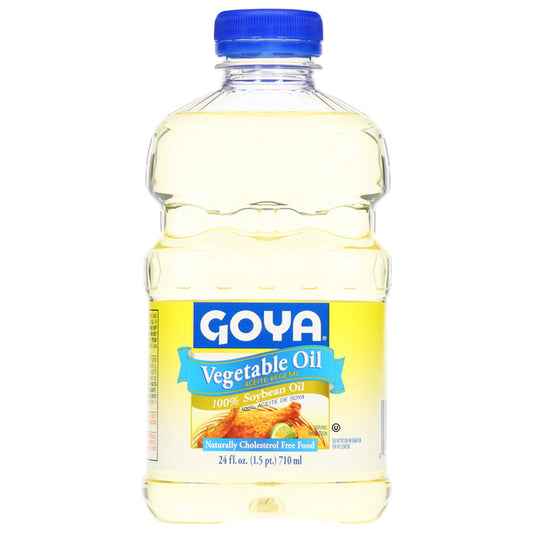 Goya Vegetable Oil – 24 fl oz (100% Soybean Oil)
