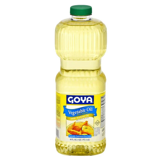 Goya Vegetable Oil – 48 fl oz (100% Soybean Oil)