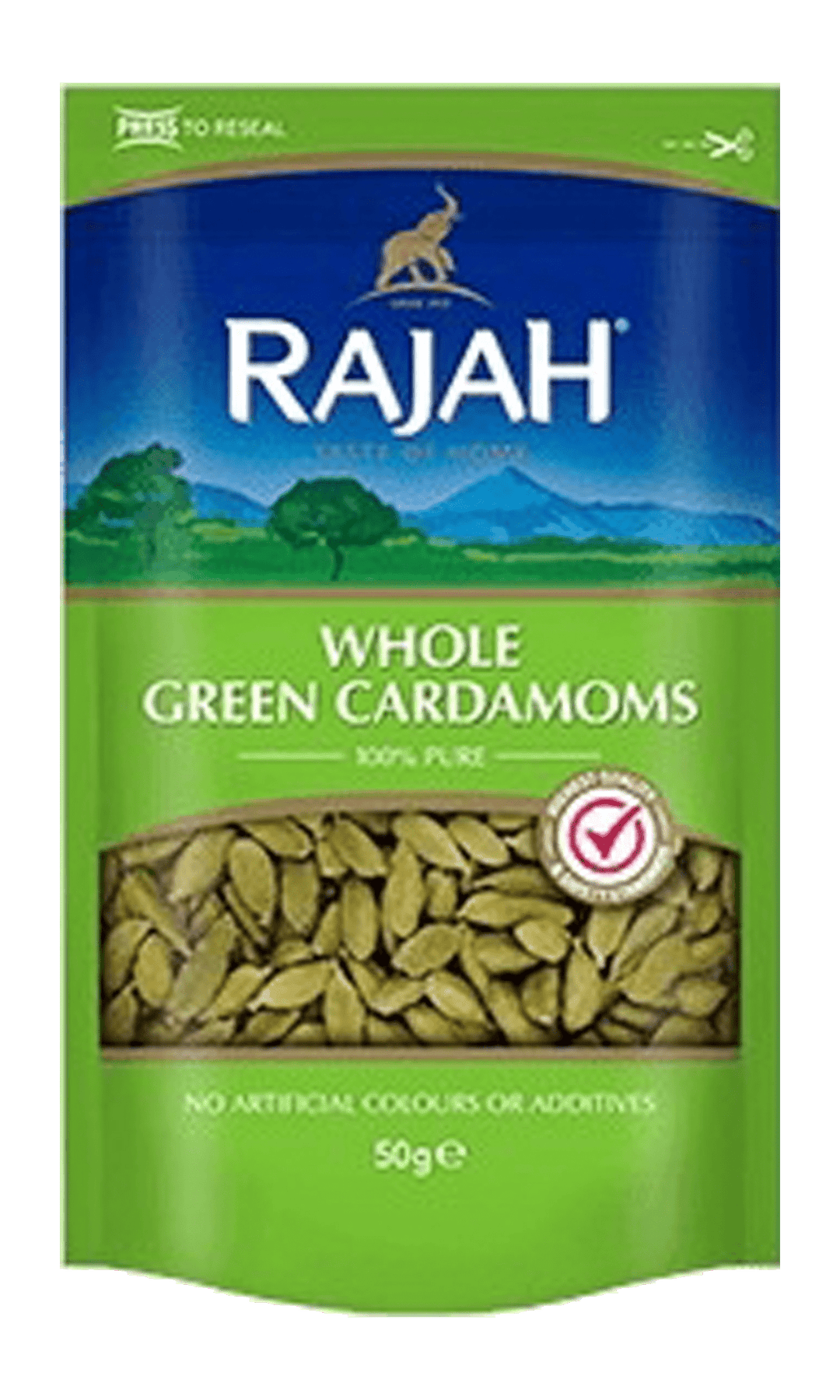 Rajah Whole Green Cardamoms