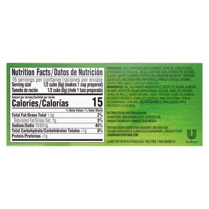 Knorr Chicken Flavor Bouillon Cubes