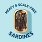 Wild Sardines in Extra Virgin Olive Oil – 4.4 oz Can