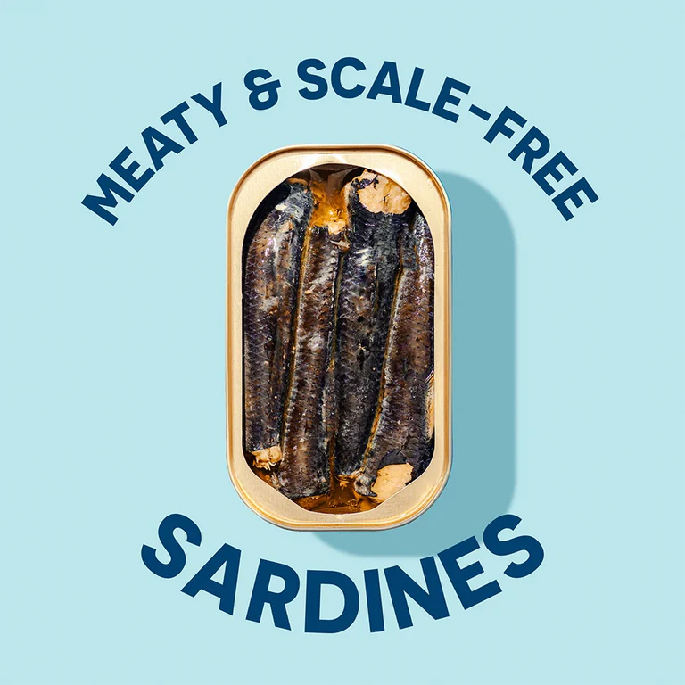 Wild Sardines in Extra Virgin Olive Oil – 4.4 oz Can